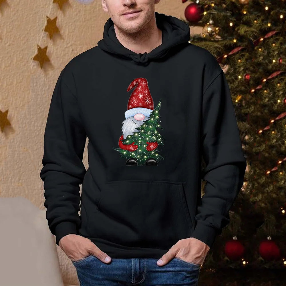 Sweat Noël Noir Homme