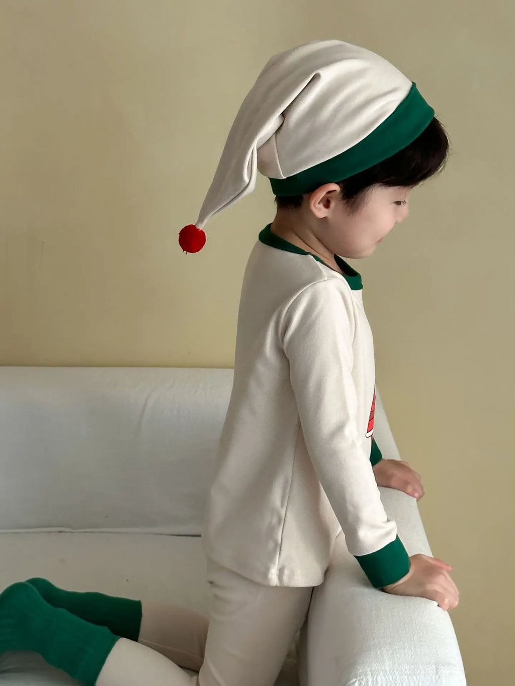 Pyjama de Noel enfant avec bonnet