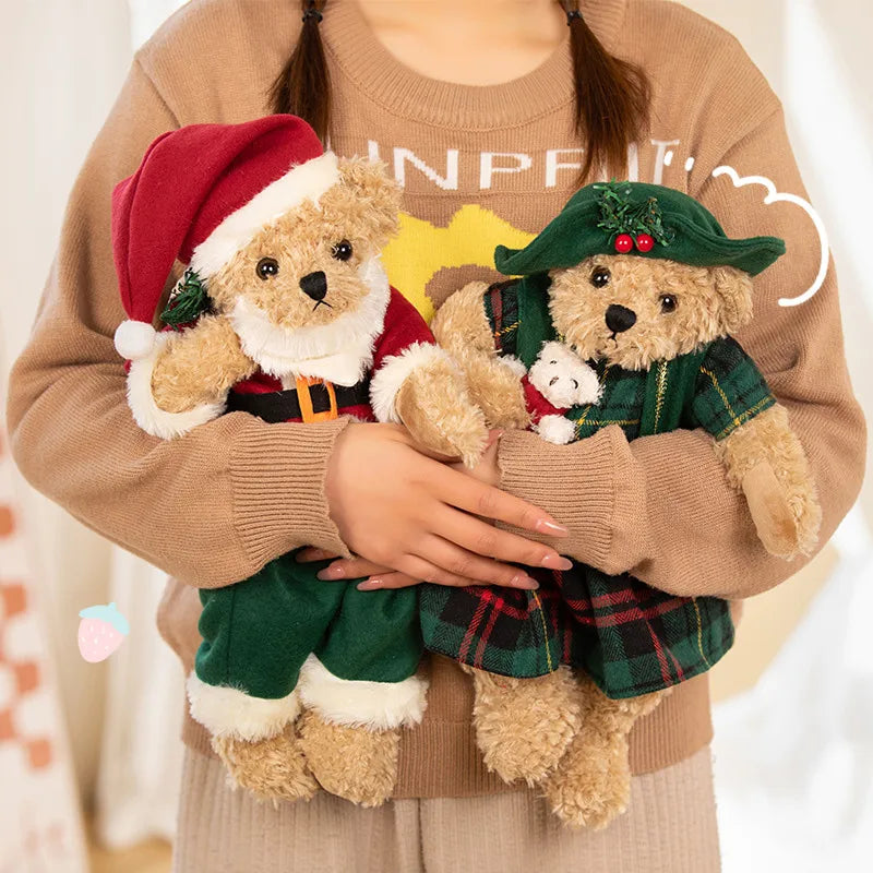 Duo peluches de Noël