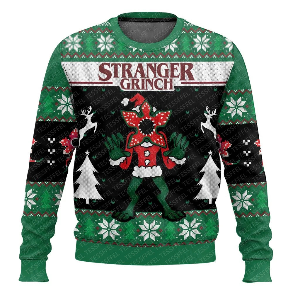 Pull moche Noel stranger grinch - Homme