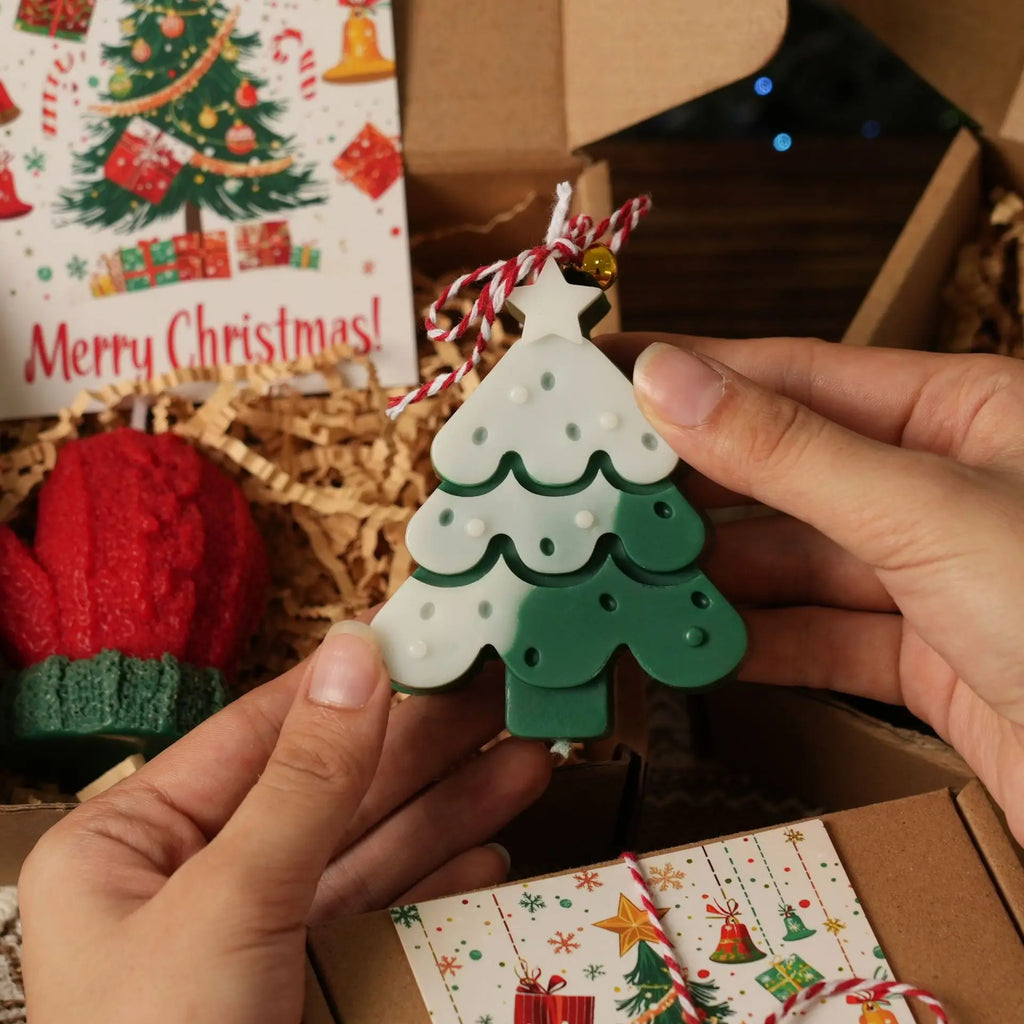 Coffret 2 bougies Noël