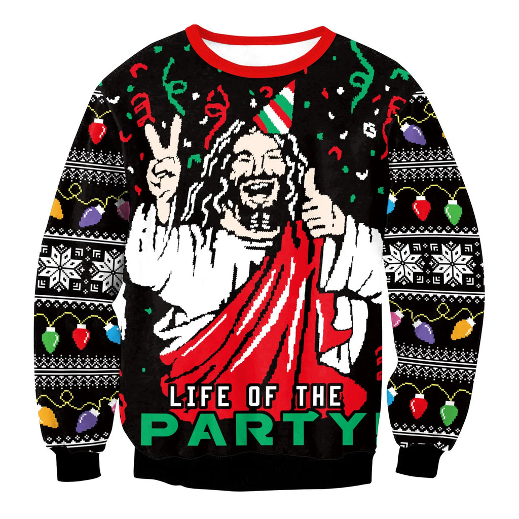 Pull Moche Noel Life of the Party - Unisexe