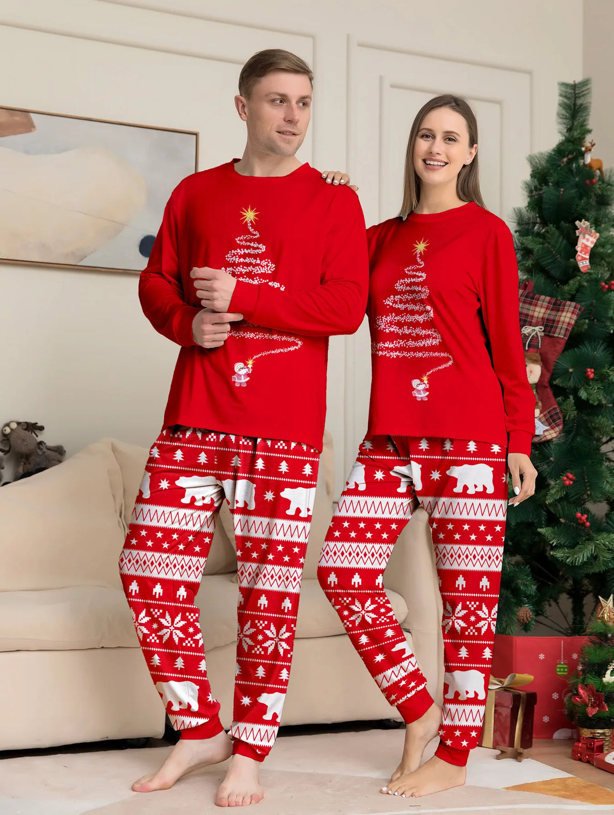 Pyjamas de Noël Famille