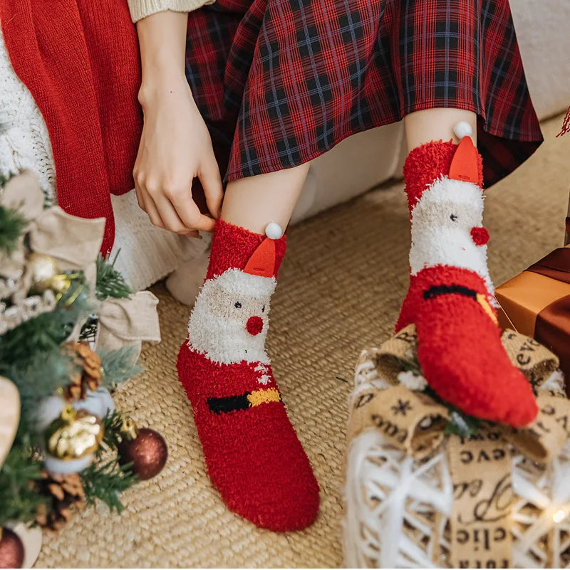 Chaussettes pilou pilou Noël