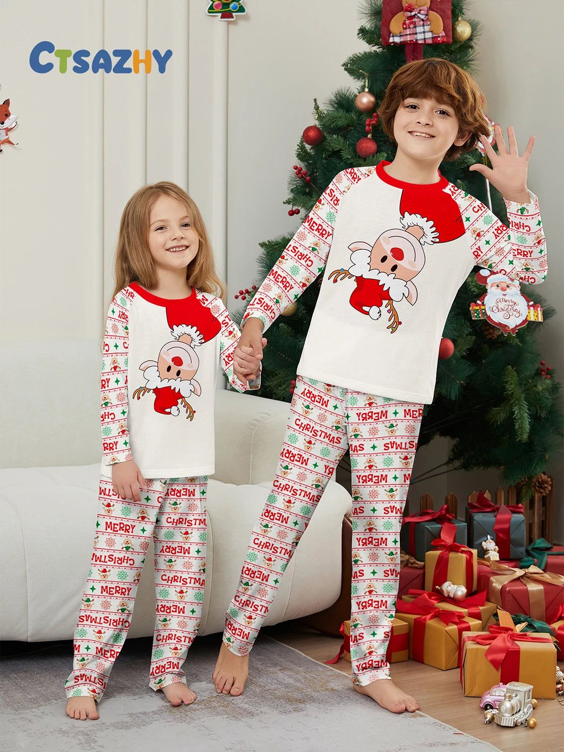 Pyjama enfant renne de Noel