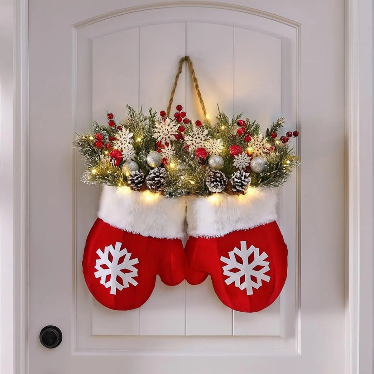 Decoration de porte Noel