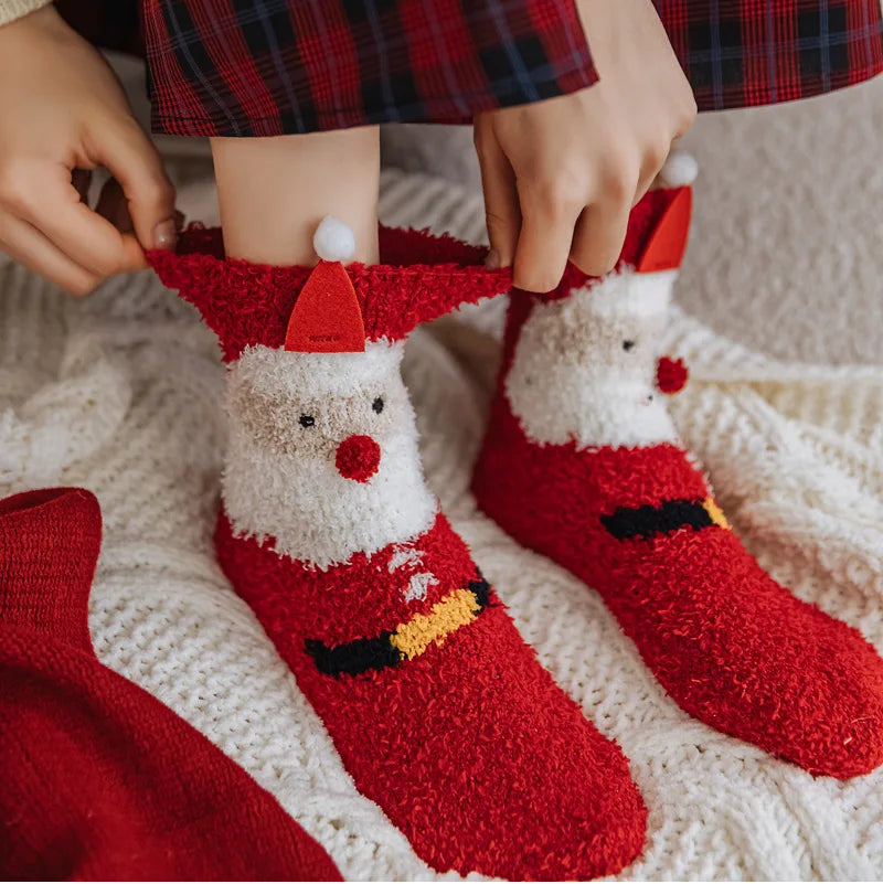 Chaussettes pilou pilou Noël