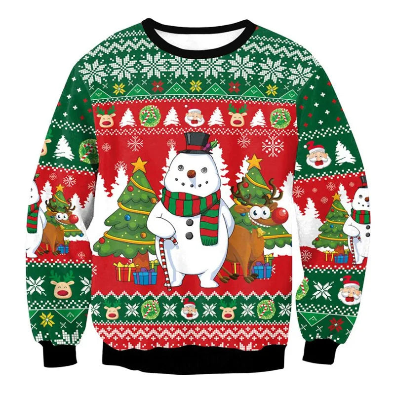 Pull Moche de Noel Unisexe