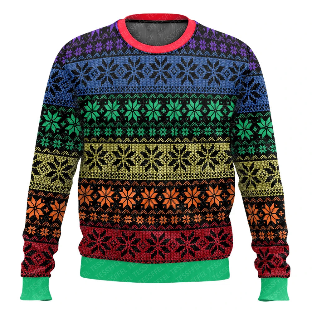 Pull moche Noel coloré - Homme