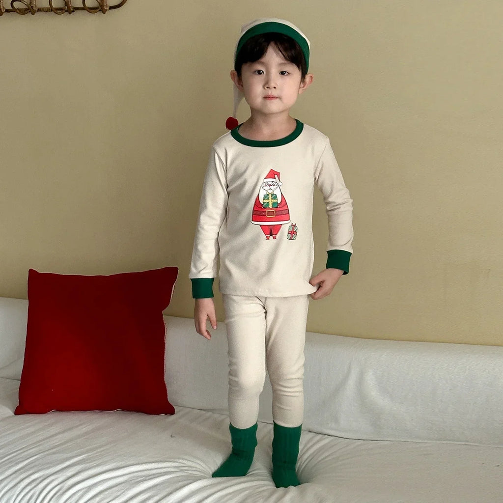 Pyjama de Noel enfant avec bonnet