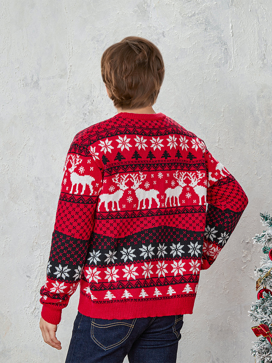 Pull Motif Noël Homme