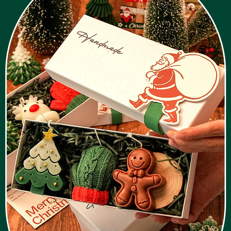 Coffret 3 bougies de Noël