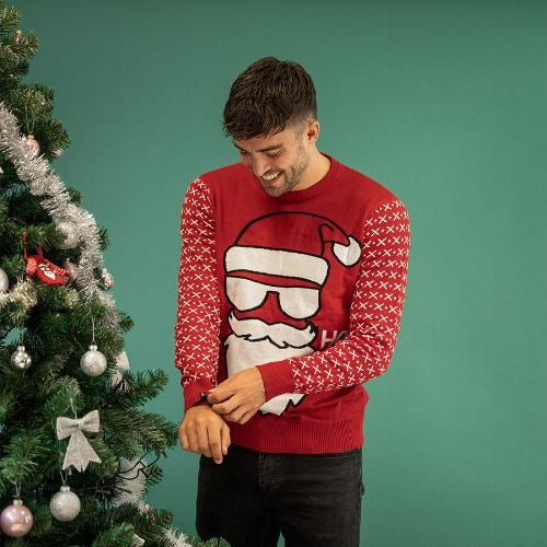 Pull Noel rouge - Homme