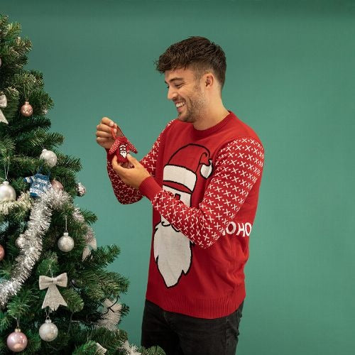 Pull Noel rouge - Homme
